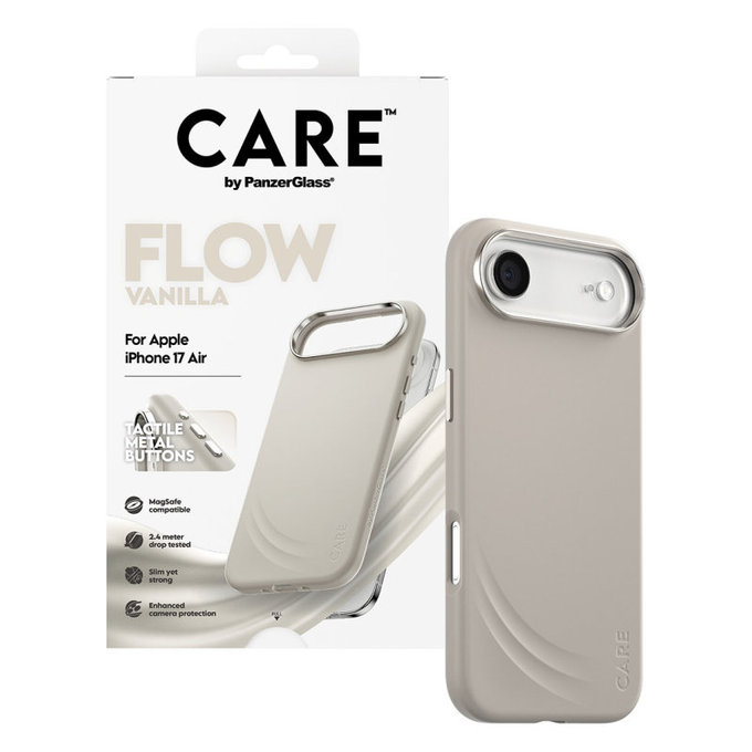 Θήκη FLOW με MagSafe για iPhone Air, Vanilla, CARE