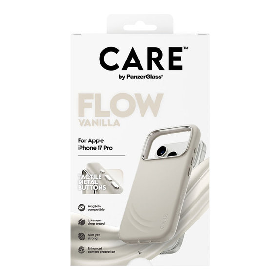 Θήκη FLOW με MagSafe για iPhone 17 Pro, Vanilla, CARE