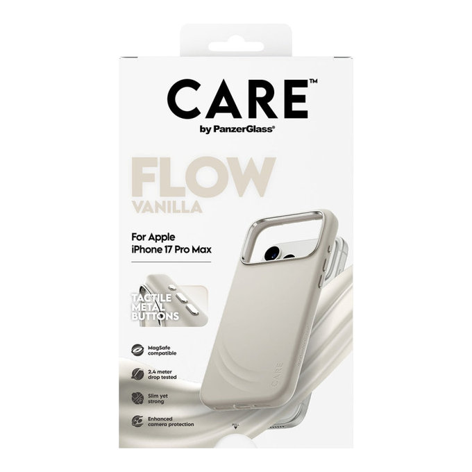 Θήκη FLOW με MagSafe για iPhone 17 Pro Max, Vanilla, CARE