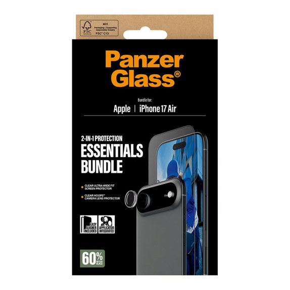 Bundle Essentials 2 σε 1 για iPhone 17 Air, PanzerGlass