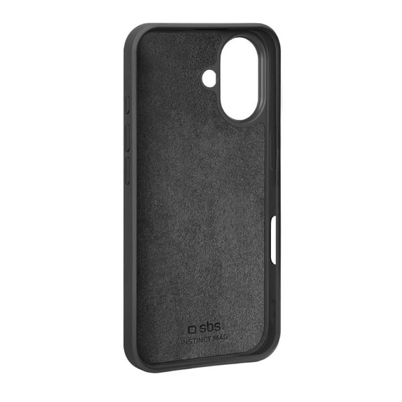 SBS - Θήκη Instinct Mag συμβατή με MagSafe για iPhone 17, μαύρη