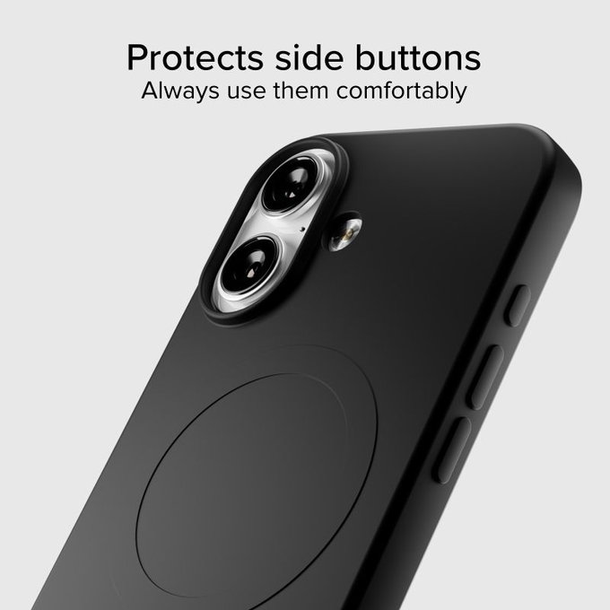 SBS - Θήκη Instinct Mag συμβατή με MagSafe για iPhone 17, μαύρη