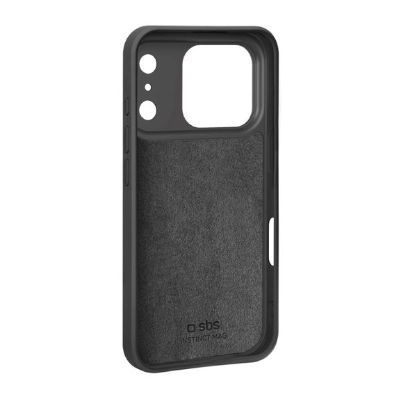 SBS - Θήκη Instinct Mag συμβατή με MagSafe για iPhone 17 Pro, μαύρη