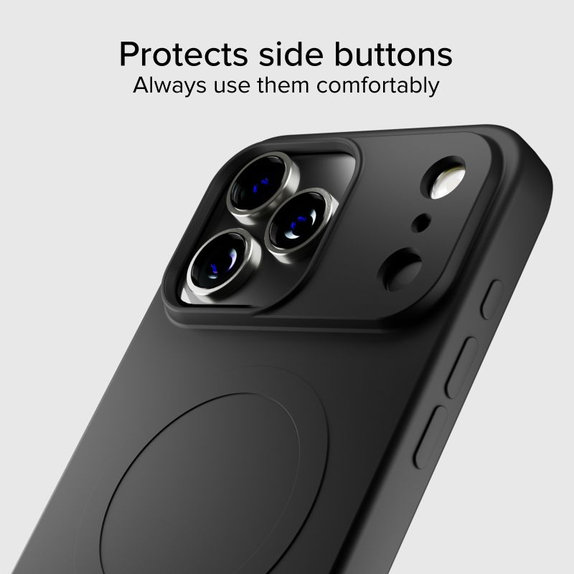SBS - Θήκη Instinct Mag συμβατή με MagSafe για iPhone 17 Pro, μαύρη