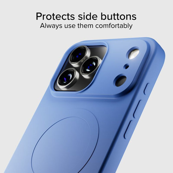 SBS - Θήκη Instinct Mag συμβατή με MagSafe για iPhone 17 Pro, μπλε