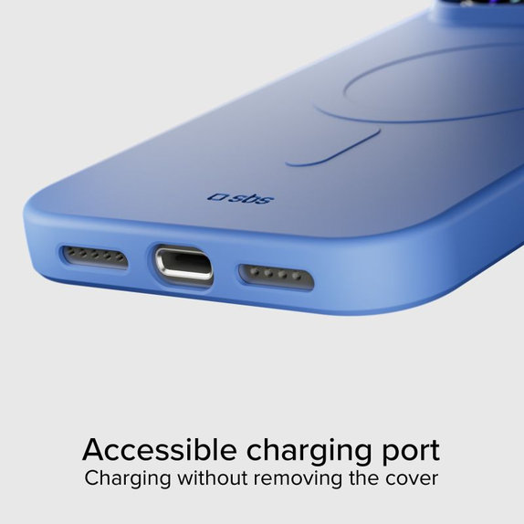 SBS - Θήκη Instinct Mag συμβατή με MagSafe για iPhone 17 Pro, μπλε