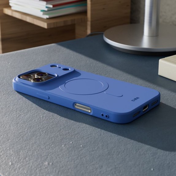 SBS - Θήκη Instinct Mag συμβατή με MagSafe για iPhone 17 Pro, μπλε