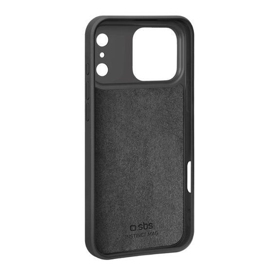SBS - Θήκη Instinct Mag συμβατή με MagSafe για iPhone 17 Pro Max, μαύρη