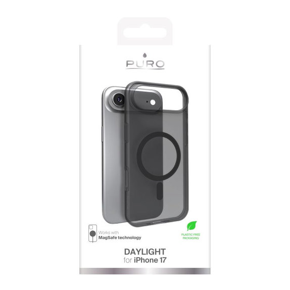 PURO - Θήκη DAYLIGHT με MagSafe για iPhone 17 Air, μαύρη
