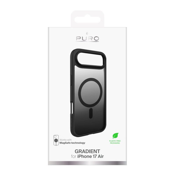 PURO - Θήκη Gradient με MagSafe για iPhone 17 Air, μαύρη