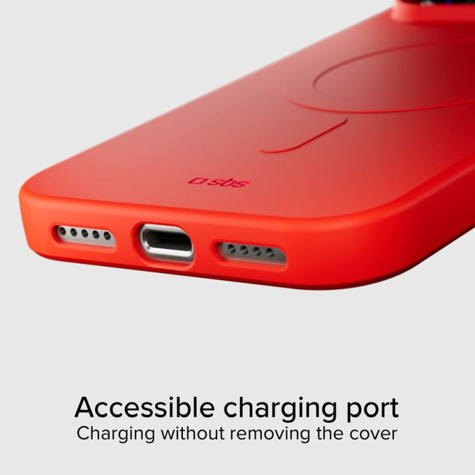 Θήκη Instinct Mag με MagSafe για iPhone 17 Pro, Κόκκινο, Red, SBS