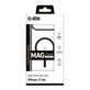 SBS - Θήκη Mag Frame συμβατή με MagSafe για iPhone 17 Air, μαύρη