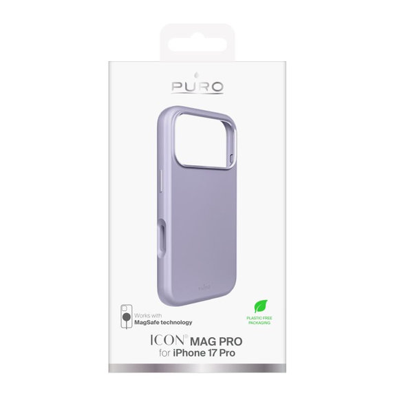 PURO - Θήκη ICON MAG PRO με MagSafe για iPhone 17 Pro, ροζ