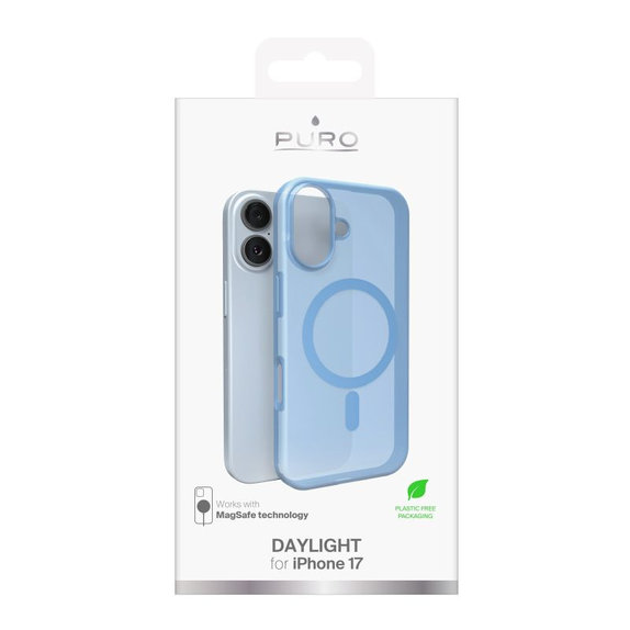 PURO - Θήκη DAYLIGHT με MagSafe για iPhone 17, μπλε