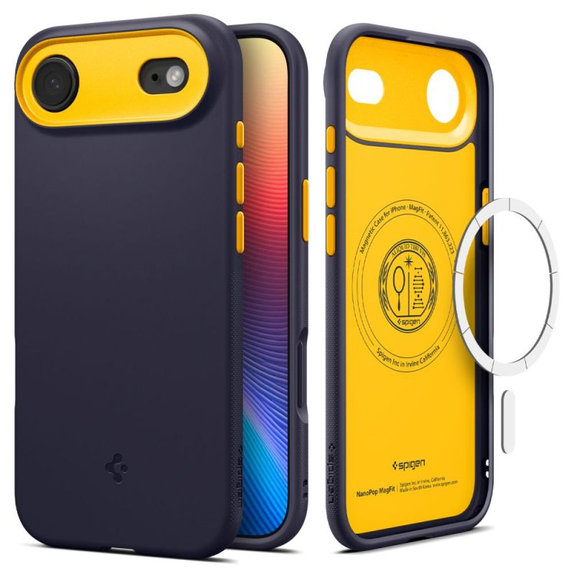Spigen - Θήκη Nano Pop με MagSafe για iPhone 17 Air, Blueberry Navy