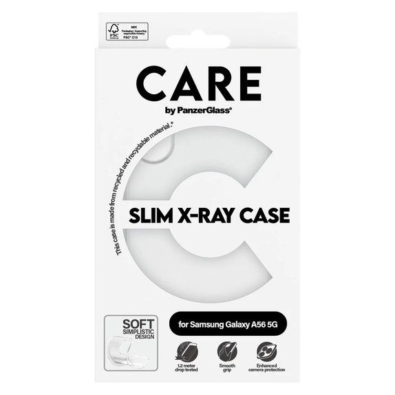 Θήκη X-Ray για Samsung Galaxy A56 5G, Διάφανο, PanzerGlass