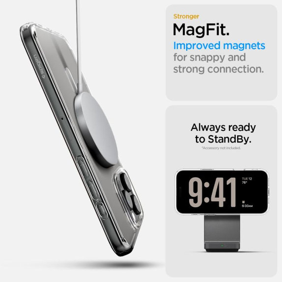 Spigen - Θήκη Ultra Hybrid "T" με MagSafe για iPhone 16 Pro, Λευκό