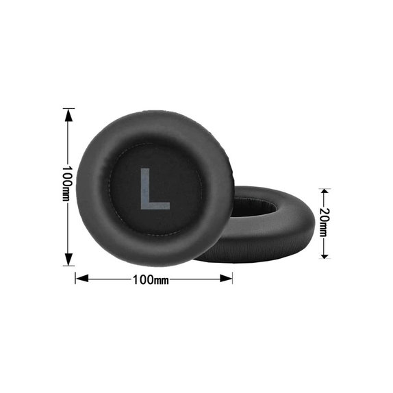 Ανταλλακτικά Earpads Ακουστικών για AKG K52, K72, K92, K240, Αφρός Μνήμης + PU Δέρμα, Μαύρο, Black, 1 Ζεύγος