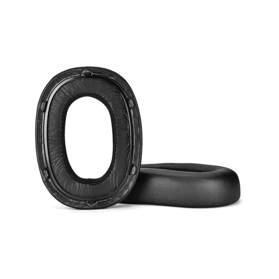 Ανταλλακτικά Earpads Ακουστικών για AKG N700NC, Αφρός Μνήμης + PU Δέρμα, Μαύρο, Black, 1 Ζεύγος