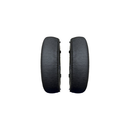Ανταλλακτικά Earpads Ακουστικών για AKG Y600NC, Αφρός Μνήμης + PU Δέρμα, Μαύρο, Black, 1 Ζεύγος