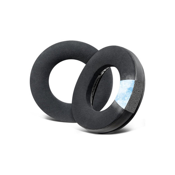 Ανταλλακτικά Earpads Ακουστικών για Beyerdynamic DT440, DT660, DT990 Pro, Αφρός Μνήμης + Δέρμα + Ύφασμα, Μαύρο, Black, Ψυκτικό Τζελ, 1 Ζεύγος