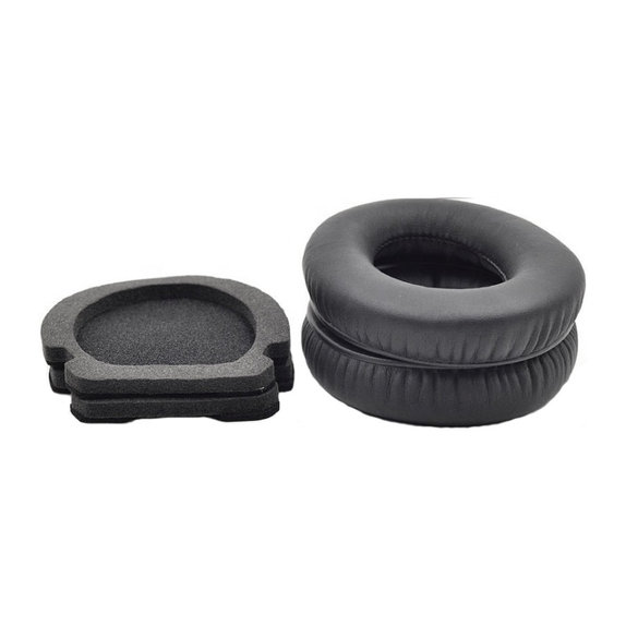 Ανταλλακτικά Earpads Ακουστικών για Bose Aviation A10, A20, Αφρός Μνήμης + PU Δέρμα, Μαύρο, Black, 1 Ζεύγος