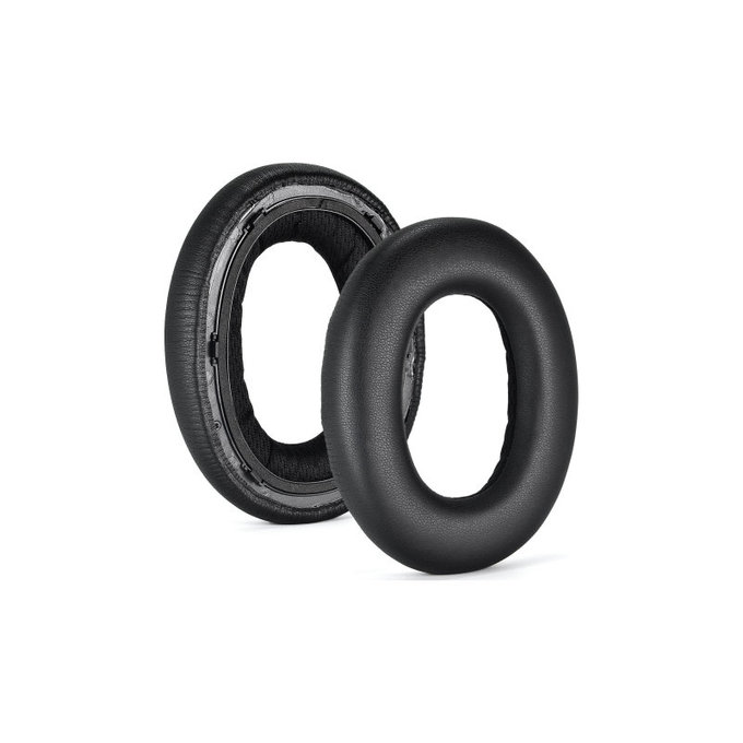 Ανταλλακτικά Earpads Ακουστικών για Bowers & Wilkins PX7, Αφρός Μνήμης + PU Δέρμα, Μαύρο, Black, 1 Ζεύγος