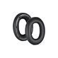 Ανταλλακτικά Earpads Ακουστικών για Bowers & Wilkins PX7, Αφρός Μνήμης + PU Δέρμα, Μαύρο, Black, 1 Ζεύγος