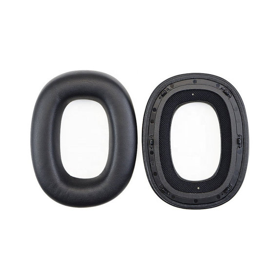 Ανταλλακτικά Earpads Ακουστικών για Bowers & Wilkins PX8, PX7S2, Αφρός Μνήμης + PU Δέρμα, Μαύρο, Black, 1 Ζεύγος