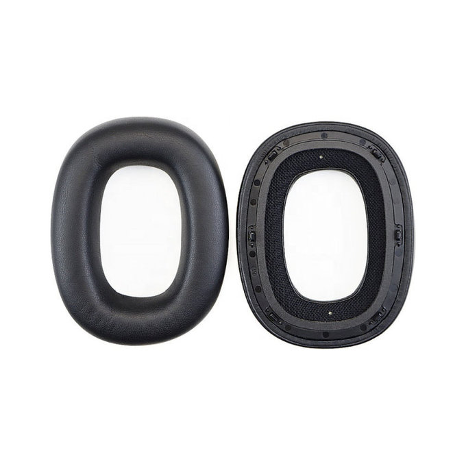 Ανταλλακτικά Earpads Ακουστικών για Bowers & Wilkins PX8, PX7S2, Αφρός Μνήμης + PU Δέρμα, Μαύρο, Black, 1 Ζεύγος