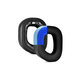 Ανταλλακτικά Earpads Ακουστικών για Corsair HS80, Αφρός Μνήμης + Ύφασμα, Μαύρο, Black, Ψυκτικό Τζελ, 1 Ζεύγος