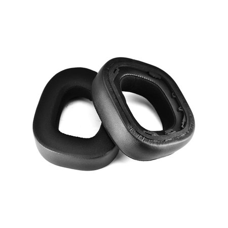 Ανταλλακτικά Earpads Ακουστικών για Corsair HS80, Αφρός Μνήμης + Ύφασμα, Μαύρο, Black, Ψυκτικό Τζελ, 1 Ζεύγος