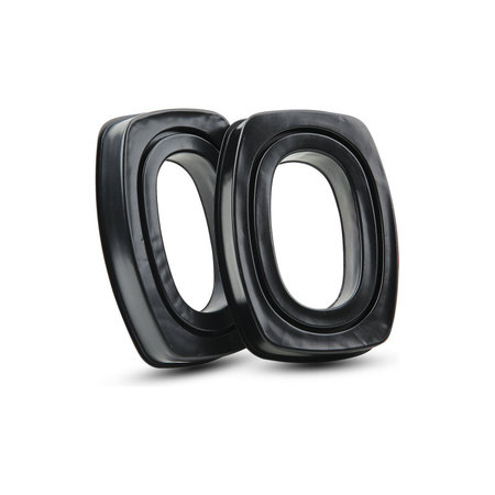 Ανταλλακτικά Earpads Ακουστικών για Howard Leight Impact, Αφρός Μνήμης + Δέρμα, Μαύρο, Black, Ψυκτικό Τζελ, 1 Ζεύγος