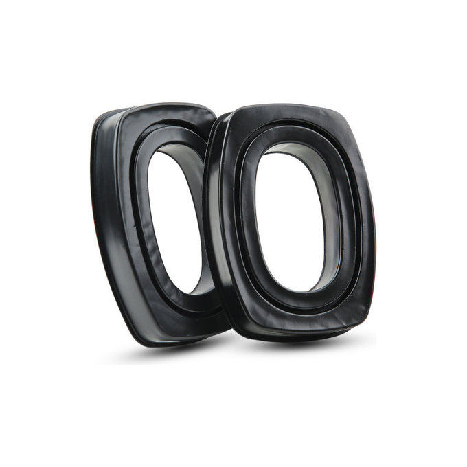 Ανταλλακτικά Earpads Ακουστικών για Howard Leight Impact, Αφρός Μνήμης + Δέρμα, Μαύρο, Black, Ψυκτικό Τζελ, 1 Ζεύγος