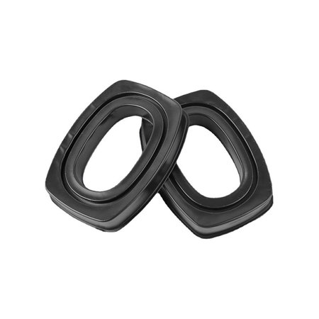 Ανταλλακτικά Earpads Ακουστικών για Howard Leight Impact, Αφρός Μνήμης + Δέρμα, Μαύρο, Black, Ψυκτικό Τζελ, 1 Ζεύγος