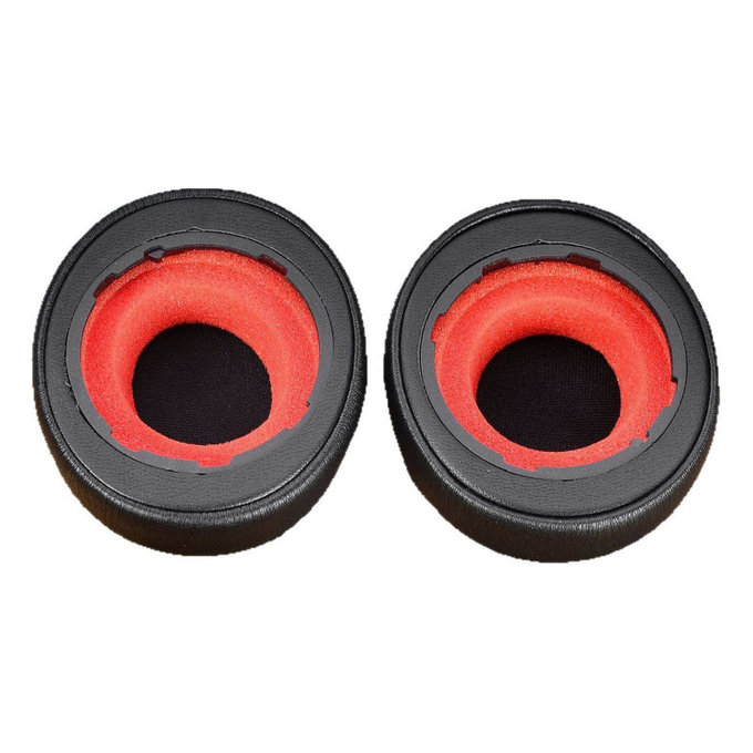 Ανταλλακτικά Earpads Ακουστικών για Jabra Evolve2 50, 55, Αφρός Μνήμης + PU Δέρμα, Μαύρο, Black, 1 Ζεύγος