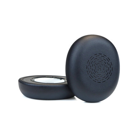 Ανταλλακτικά Earpads Ακουστικών για Jabra Evolve2 65 UC/MS (Flex), Αφρός Μνήμης + PU Δέρμα, Μαύρο, Black, 1 Ζεύγος