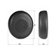 Ανταλλακτικά Earpads Ακουστικών για Jabra Evolve 2 75 UC/MS, Αφρός Μνήμης + PU Δέρμα, Μαύρο, Black, 1 Ζεύγος