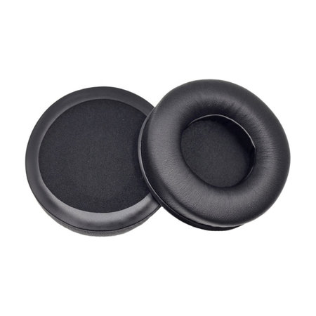Ανταλλακτικά Earpads Ακουστικών για JBL Synchros E50BT, Αφρός Μνήμης + PU Δέρμα, Μαύρο, Black, 1 Ζεύγος