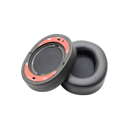 Ανταλλακτικά Earpads Ακουστικών για JBL Synchros E55BT, Αφρός Μνήμης + PU Δέρμα, Μαύρο, Black, 1 Ζεύγος