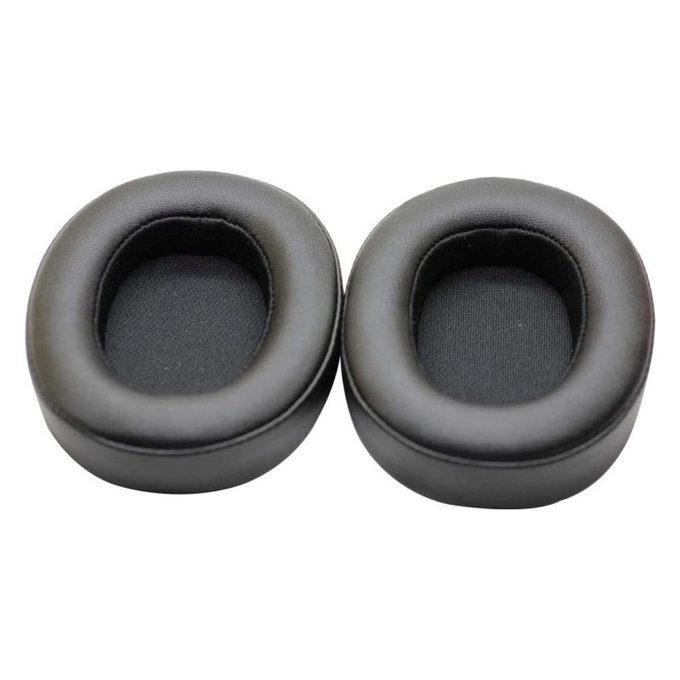 Ανταλλακτικά Earpads Ακουστικών για JBL Synchros E55BT, Αφρός Μνήμης + PU Δέρμα, Μαύρο, Black, 1 Ζεύγος