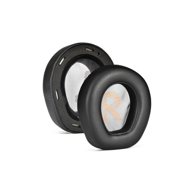 Ανταλλακτικά Earpads Ακουστικών για JBL Quantum Q200, Q300, Αφρός Μνήμης + PU Δέρμα, Μαύρο, Black, 1 Ζεύγος