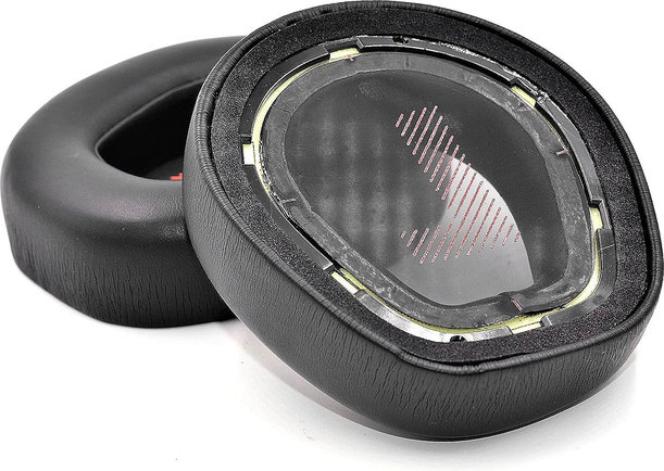 Ανταλλακτικά Earpads Ακουστικών για JBL Quantum One, Αφρός Μνήμης + PU Δέρμα, Μαύρο, Black, 1 Ζεύγος
