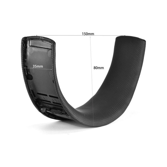 Ανταλλακτικό Headband για JBL Quantum Q400, Δέρμα, Μαύρο, Black