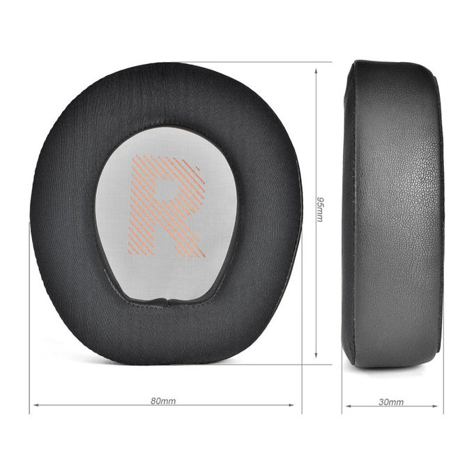 Ανταλλακτικά Earpads Ακουστικών για JBL Quantum Q800, Αφρός Μνήμης, Μαύρο, Black, Ψυκτικό Τζελ, 1 Ζεύγος
