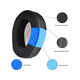 Ανταλλακτικά Earpads Ακουστικών για JBL Quantum One, Αφρός Μνήμης, Μαύρο, Black, Ψυκτικό Τζελ, 1 Ζεύγος