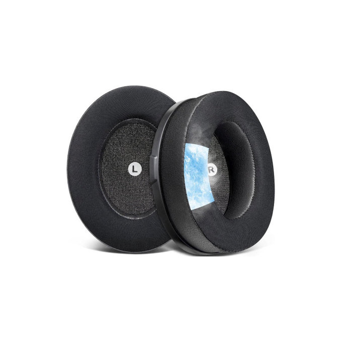 Ανταλλακτικά Earpads Ακουστικών για Kingston HyperX Cloud Orbit S, Αφρός Μνήμης + PU Δέρμα, Μαύρο, Black, Ψυκτικό Τζελ, 1 Ζεύγος