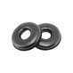 Ανταλλακτικά Earpads Ακουστικών για Logitech H600, H390, H609, Αφρός Μνήμης + PU Δέρμα, Μαύρο, Black, 1 Ζεύγος