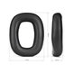 Náhradné Náušníky s Magnetom pre Logitech Astro A30, Αφρός Μνήμης + PU Δέρμα, Μαύρο, Black, 1 Ζεύγος