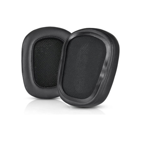 Ανταλλακτικά Earpads Ακουστικών για Logitech G633 Artemis, G933 Artemis, Αφρός Μνήμης + Δέρμα, Μαύρο, Black, 1 Ζεύγος